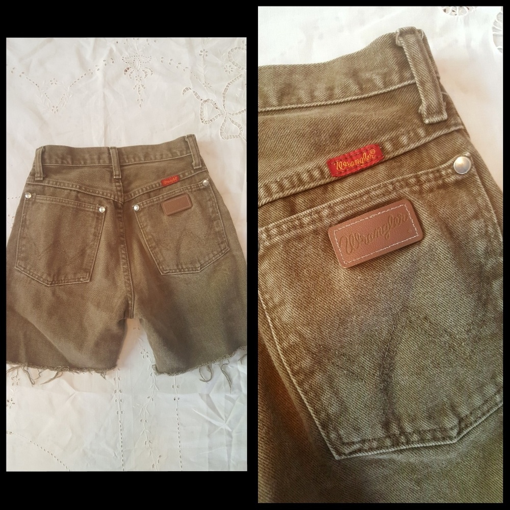 Wrangler | 🤠 high waist denim cutoffs